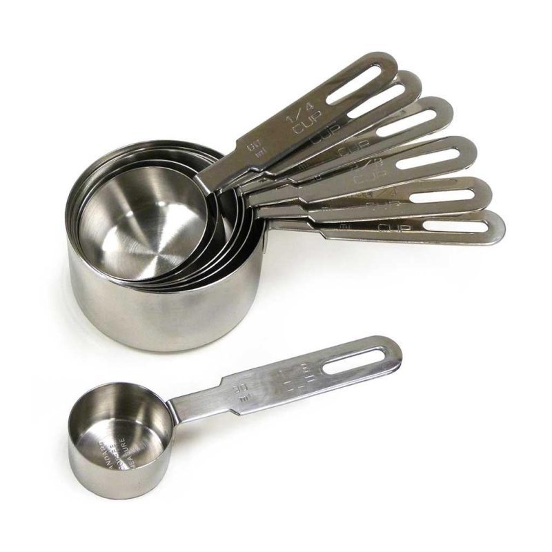 DMC10 7pc Stainless Steel Measuring Cup Set Endurance RSVP