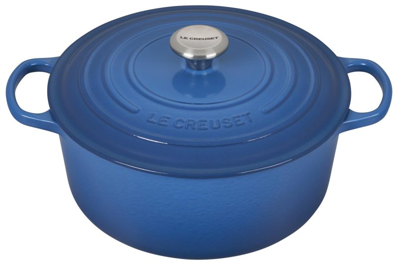 Le Creuset 725 Quart Round Dutch Oven Marseille Blue