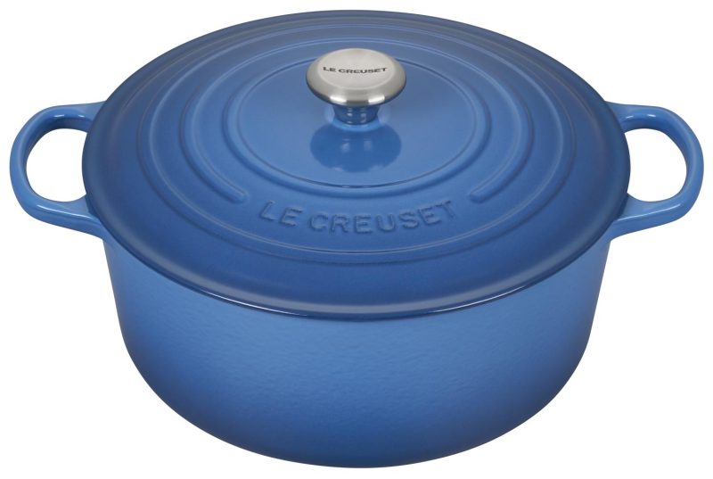 Le Creuset 9 Quart Round Dutch Oven Marseille Blue